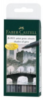 FABER-CASTELL TUSCHESTIFT SHADES OF GREY FABER-CASTELL TUSCHESTIFT SHADES OF GREY