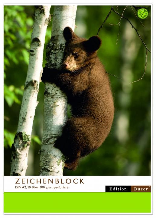Weiss Zeichenblock A2 100 G/Qm Weiß Block Mit 10 Blatt - Bild 3