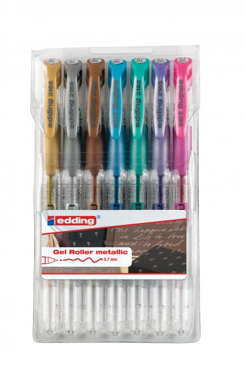 edding 2185 Crystaljelly Gelroller 7 Farben | Paper Markt ...