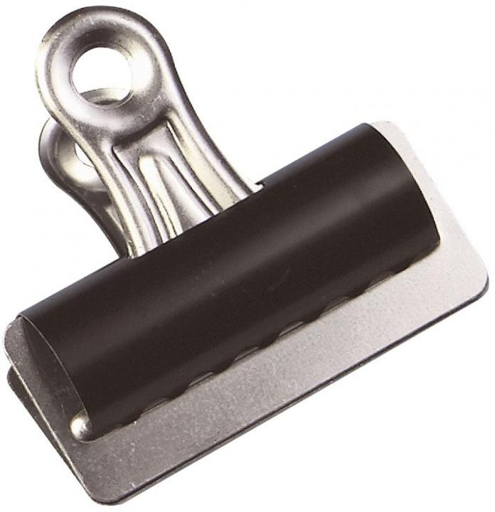 Q-Connect Briefklemmer - 70 Mm, Klemmvolumen 20 Mm, 10 Stück Schwarz - Image 3