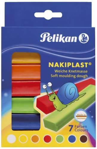 Pelikan-Nakiplast-Knete-mit-Bienenwachs-125g-7-Farben