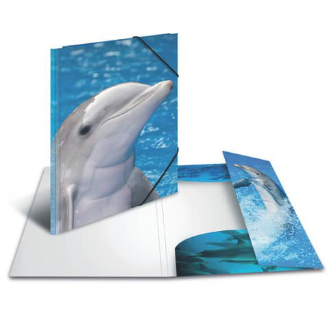 Sammelmappe A3 Plastik Delfin