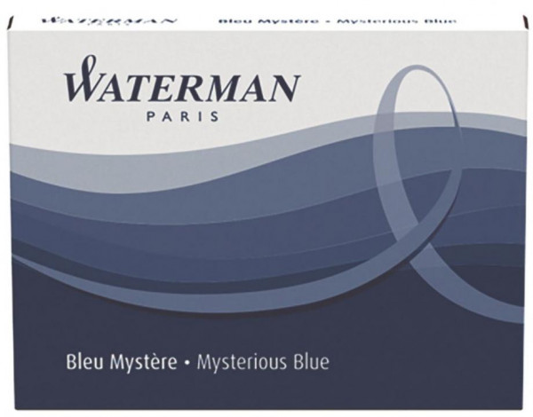 Waterman Tintenpatronen 8 Patronen blau-schwarz