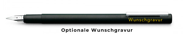 Lamy Füllhalter Cp1 Mattschwarz – Mit EF-Feder, Inkl. Tintenpatrone & Optionaler Laser-Gravur