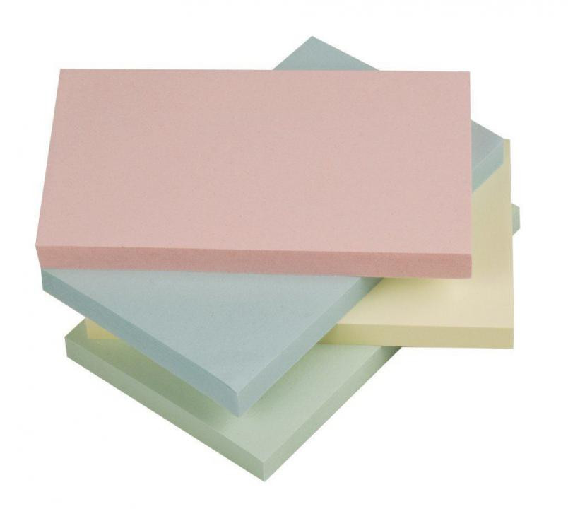 Haftnotizen 125x75mm Pastellfarben selbstklebend
