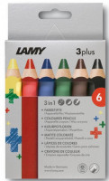 LAMY-FARBSTIFTE-WACHSMALSTIFTE-3PLUS-6ER-SET LAMY-FARBSTIFTE-WACHSMALSTIFTE-3PLUS-6ER-SET