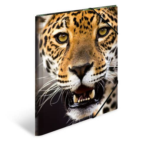 Sammelmappe A3 Plastik Leopard