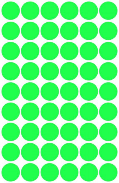 Avery Zweckform 3143 Markierungspunkte 12mm grün