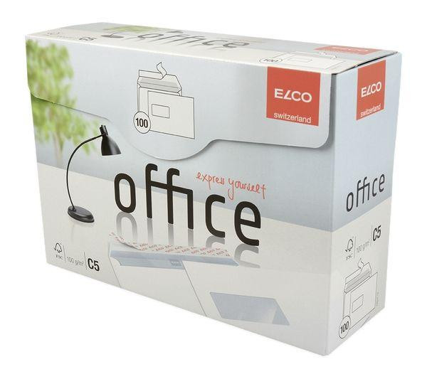 Elco Weiß Versandtasche Office Din C5 229 X 162 Mm (B X H) Mit Fenster 100G/M Mit Haftklebung Papier Hochwei 100 St./Pack. - Bild 4