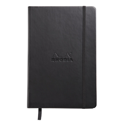 Rhodia Notizbuch A5 mit dot-Lineatur 96 Blatt Kunstledereinband