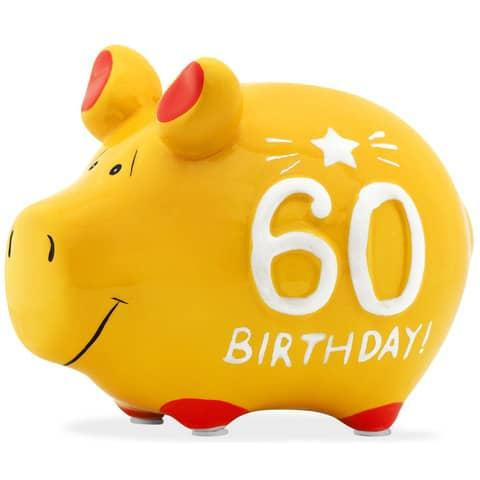Sparschwein klein 60. Geburtstag