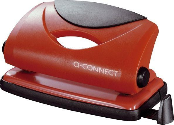 Q-Connect Metall Locher für 10 Blatt rot