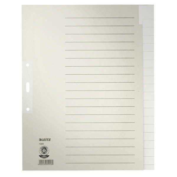 Leitz Papierregister umweltfreundlich mit Überbreite