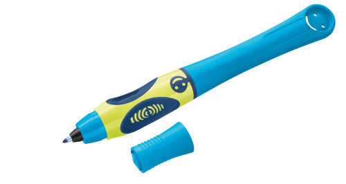 Pelikan griffix Tintenroller für Linkshänder Neon Fresh Blue