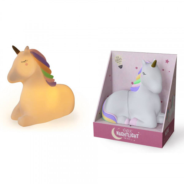 LED Nachtlicht Einhorn mit Timer