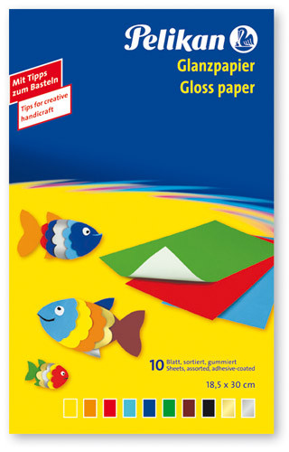 Pelikan Glanzpapier 10 Farben 