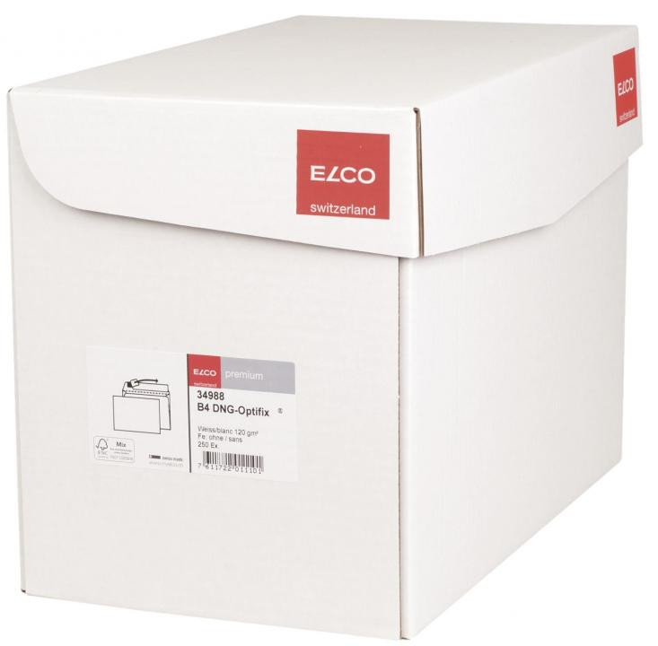 Elco Weiss Briefumschlag, Couvert Premium, Ohne Fenster (B4, 250X) - Image 3