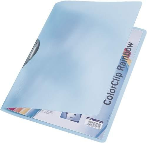 LEITZ Klemmmappe Klemmhefter ColorClip A4 6 Stück blau