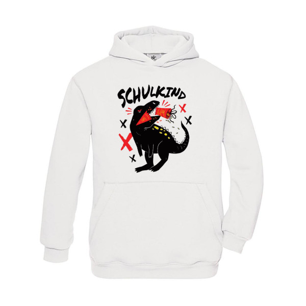 Hoodie Kinder Schule - Schulstart Schulkind T-Rex