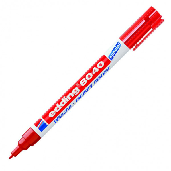 Edding 8040 Wäschemarker Textilstift rot