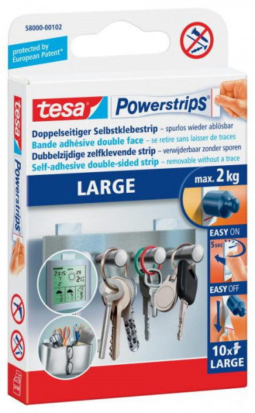tesa Powerstrips Lage ablösbar 10 Stück