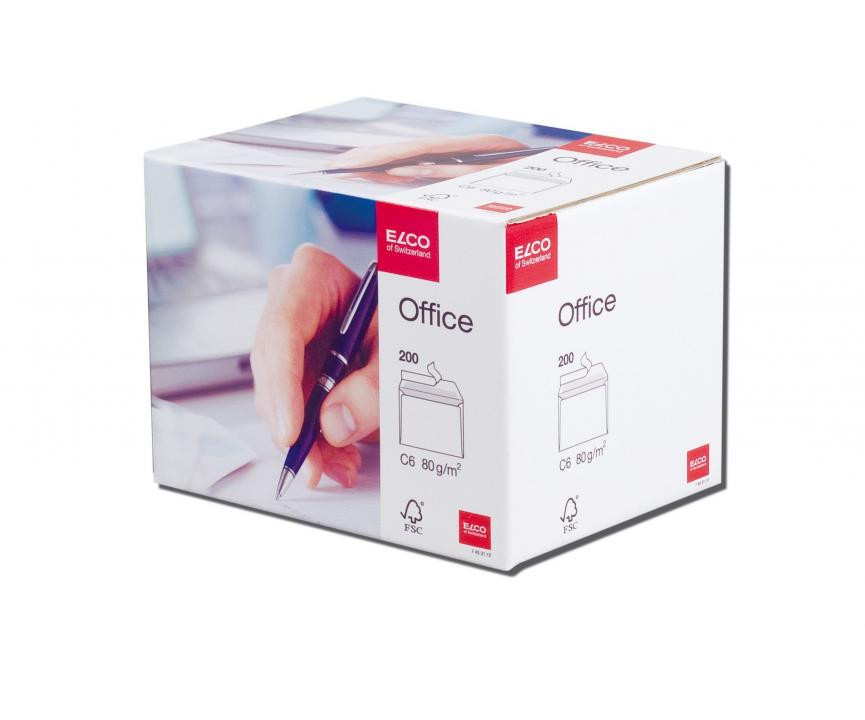 Elco Office C6, C6 (114 x 162 mm), Weiß, 80 g/m², 114 mm, 162 mm, 200 Stück(e) - Bild 6