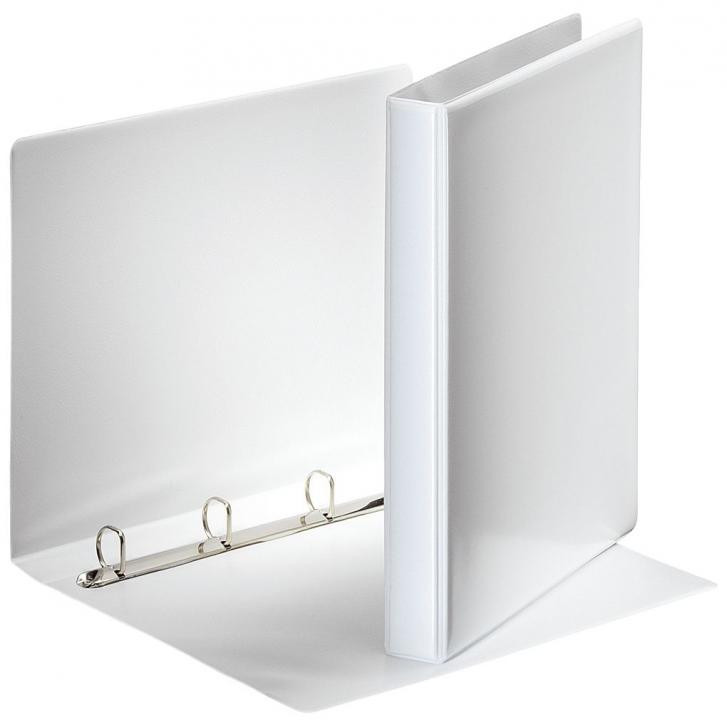 Esselte Ringbuch Präsentation, Mit Taschen, A4, Pp, 4 Ringe, 20 Mm, Weiß Weiss - Bild 2