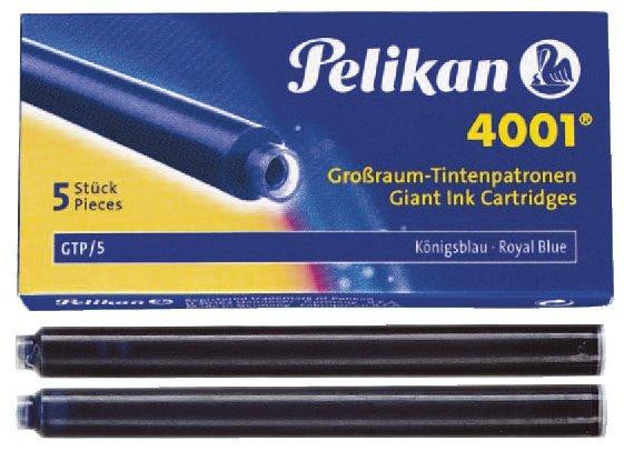 Pelikan Tintenpatrone 4001 GTP/5 blau-schwarz 5 Patronen