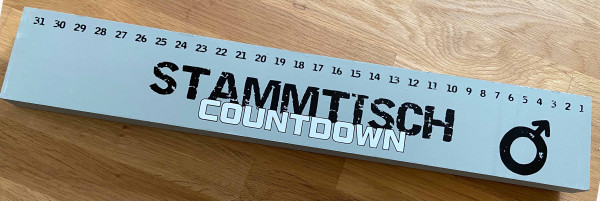 Stammtisch Countdown Kalender 