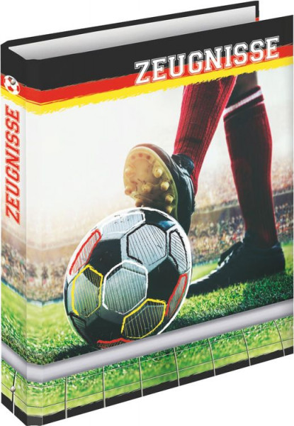 Zeugnisringbuch A4 Zeugnismappe Fußballfieber