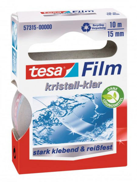 tesa Klebefilm tesafilm kristall-klar 10 m x 15 mm