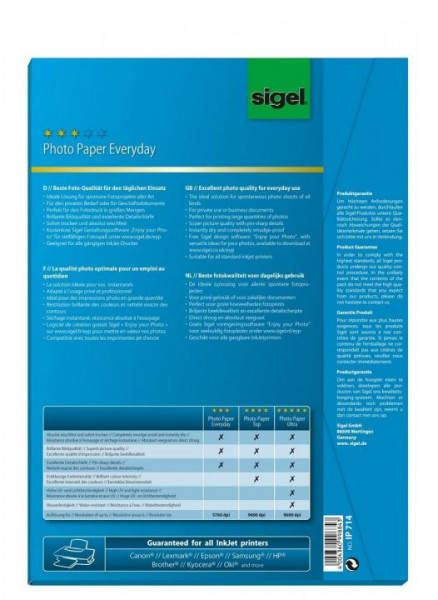 766939-sigelI-Foto-Inkjet-Papier-A4-170g-hochglaenzend-50-Bl