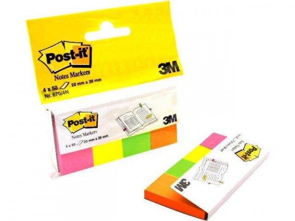 Page Marker Neonfarben 20 x 38 mm