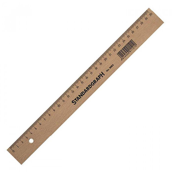 STANDARDGRAPH Holzlineal klein 17cm