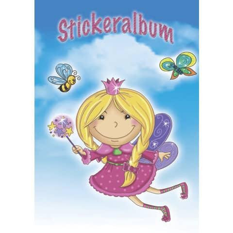 Kinder Sticker Sammelalbum A5 Pirat Prinzessin