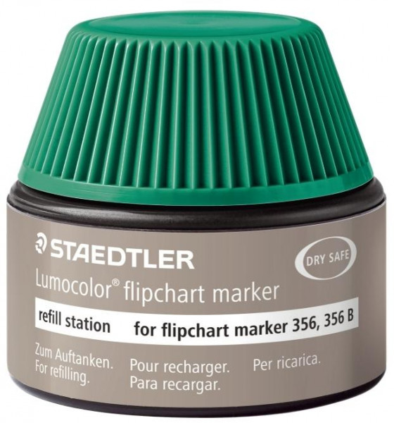 Staedtler Nachfülltinte für Flipchartmarker Lumocolor 30 ml grün