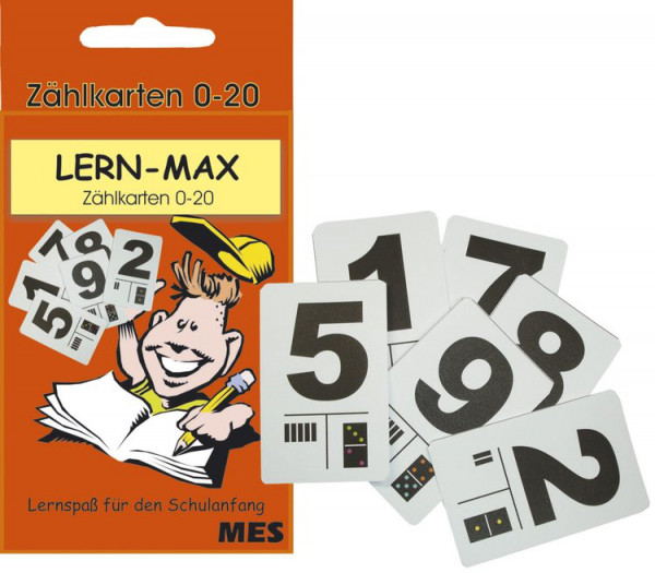 Lernfix Zählkarten Lernkarten 0-20