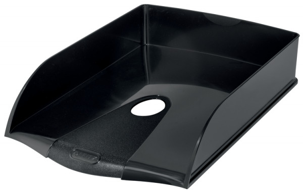 Leitz Briefkorb A4 stapelbar schwarz Recycling