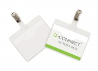 Q-Connect Namensschilder mit Clip 90 x 60 mm Q-Connect Namensschilder mit Clip 90 x 60 mm