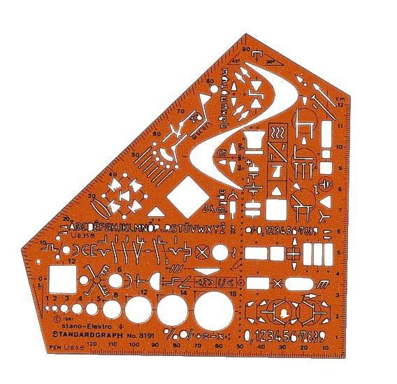 Standardgraph Schulwinkel Metall