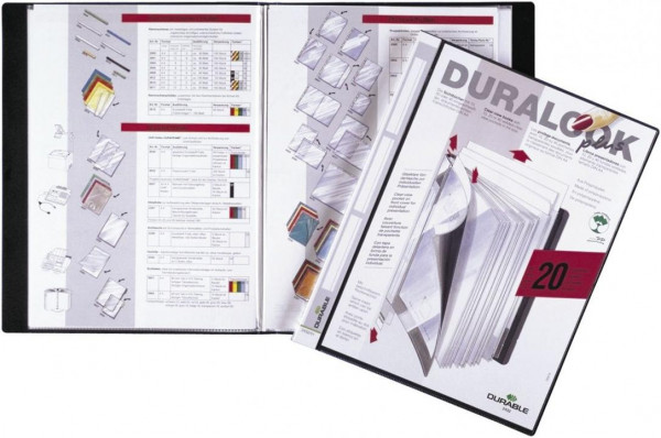 Durable Sichtbuch A4 20 Hüllen schwarz