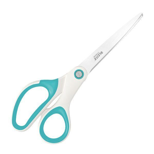 Rechtshand Schere 20.5 cm LEITZ WOW Titan eisblau