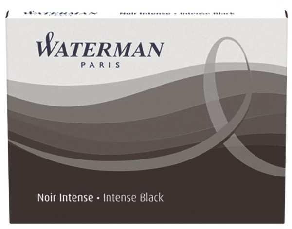 Waterman Tintenpatronen 8 Patronen schwarz