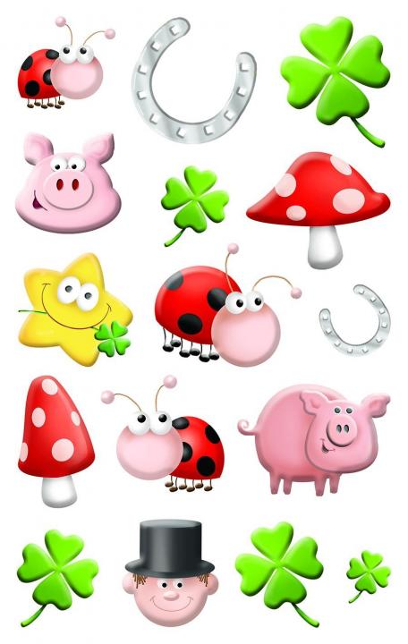 Zweckform Sticker Gluck