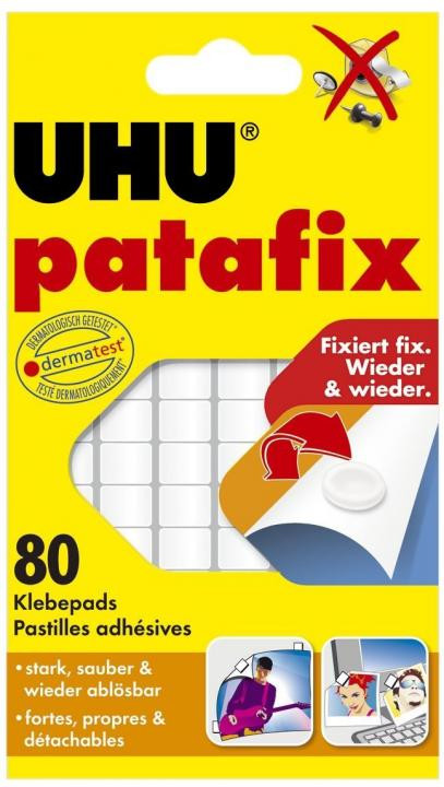 Uhu Patafix Weiß 80 Pads D/F - Image 10