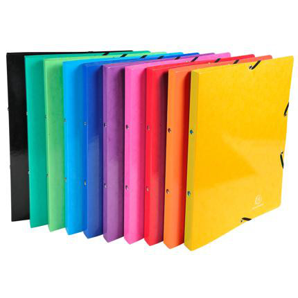 10x Ringmappe Ringhefter 2,3cm  stabile Pappe 2 Ringe EXACOMPTA