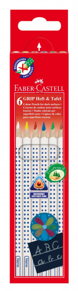 Faber Castell Tafelstifte bunt 6 Stück