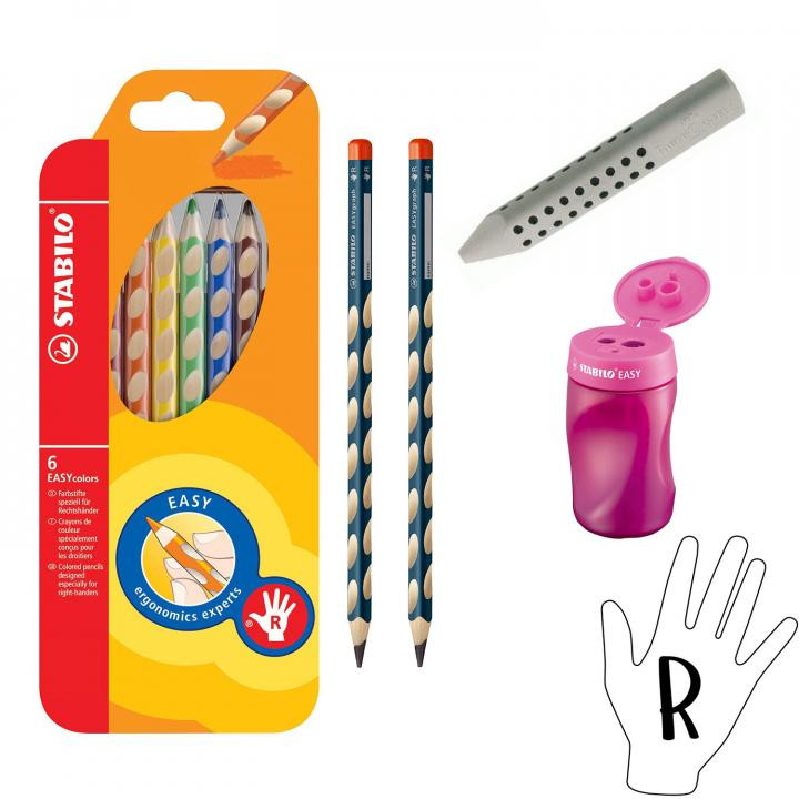 STABILO Spar Set 1.Klasse | Rechtshand Mal- & Schreibset