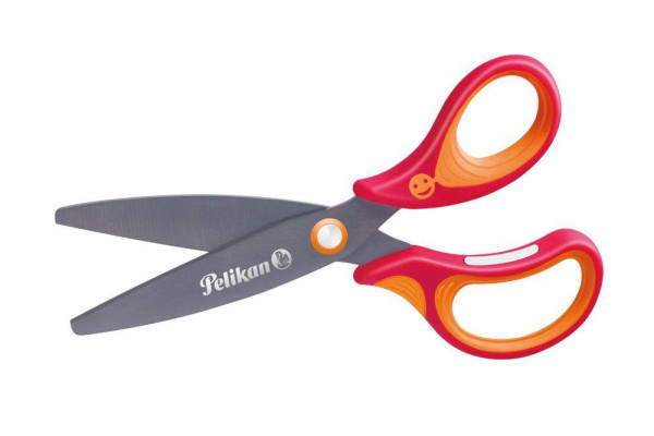 PELIKAN Schulschere Griffix rechts rot rund