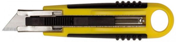 Q-CONNECT Sicherheits Cuttermesser 18mm ergonomisch geformter Griff
